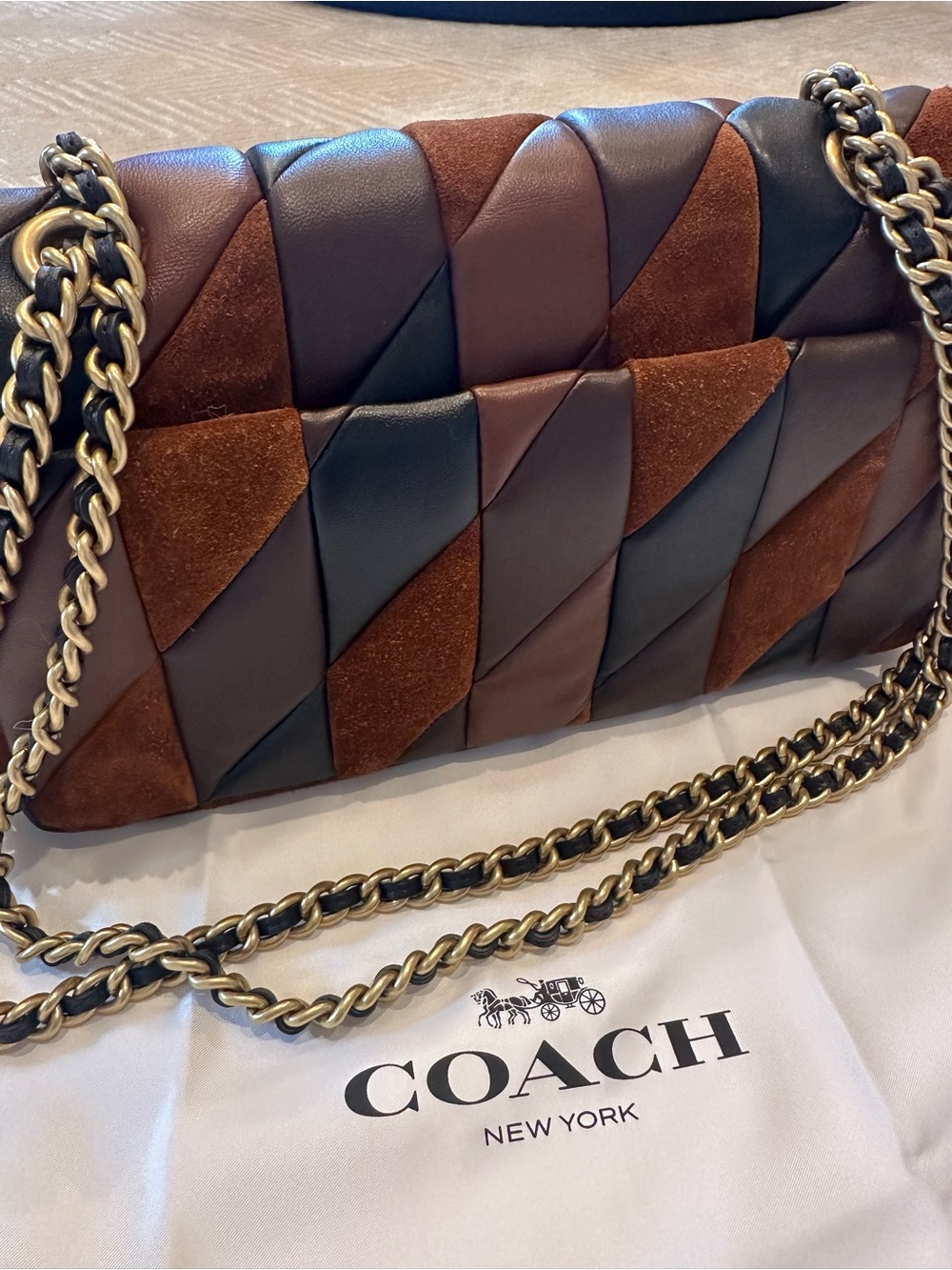 Coach~Tabby 20 Patchwork Quilted🤎 - Picture 8 of 11